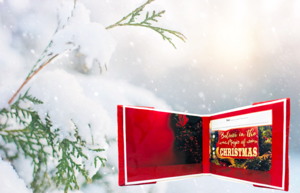 Christmas Gift Card Red & White - Image 6