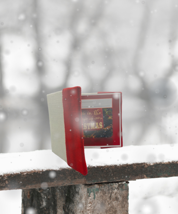Christmas Gift Card Red & White - Image 3