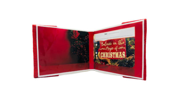 Christmas Gift Card Red & White - Image 2